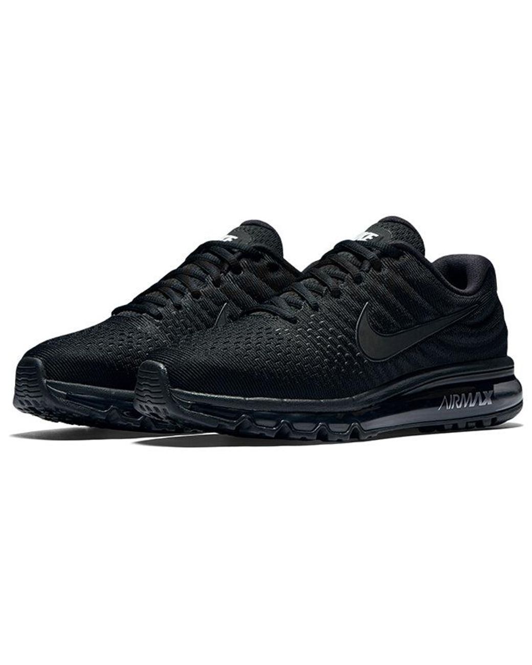 Nike Black Air Max 2017 'Triple' for men