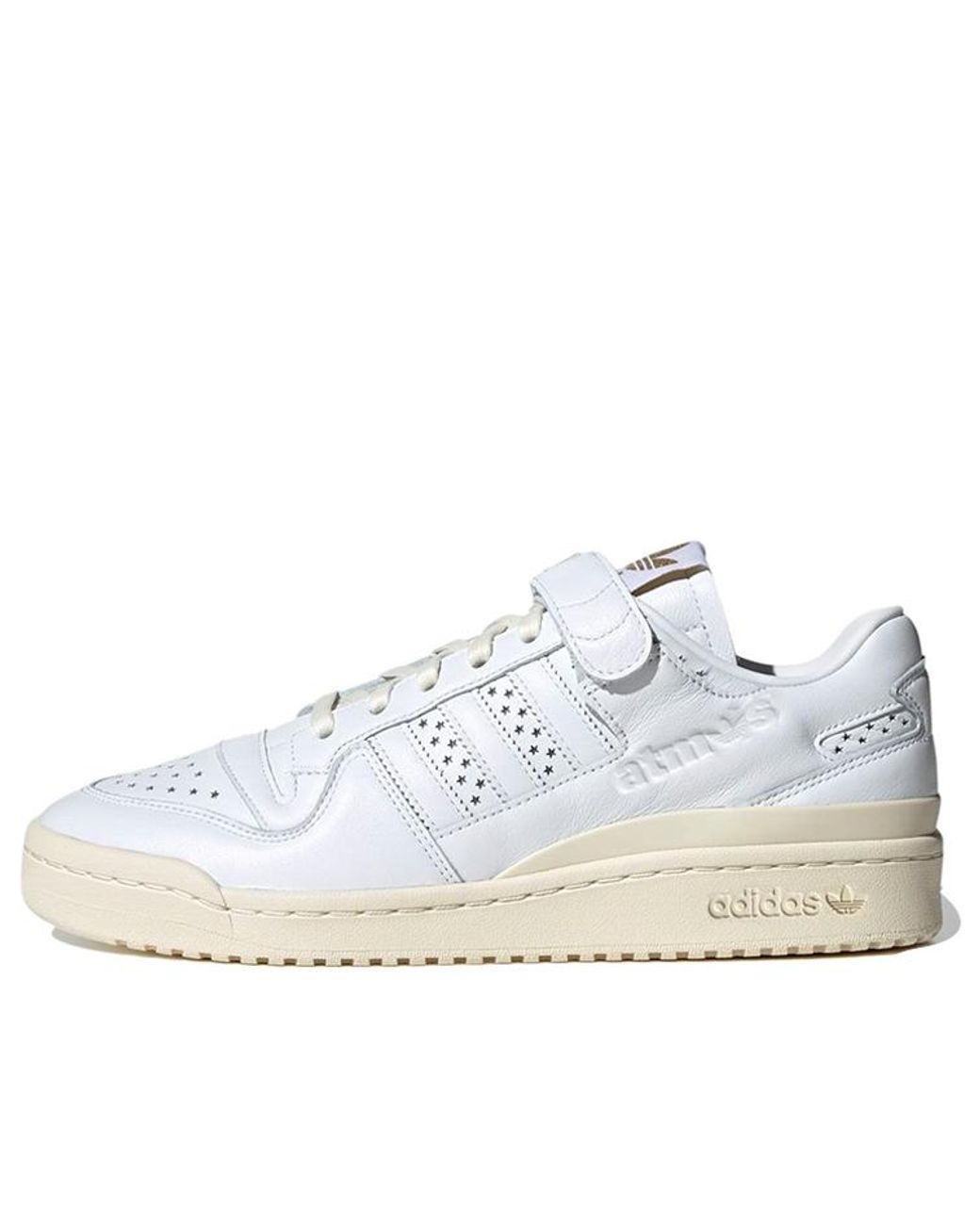 Adidas White Originals Forum X Atoms 84 Low Star Pack 'Cream' for men