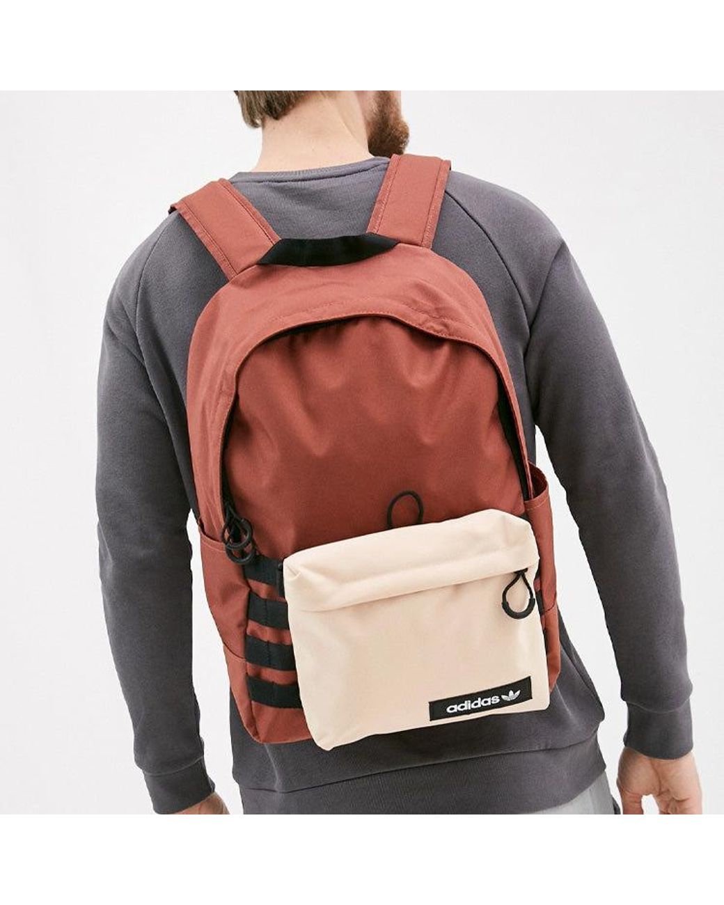Adidas Red Sport Modular Backpack 'Amber'