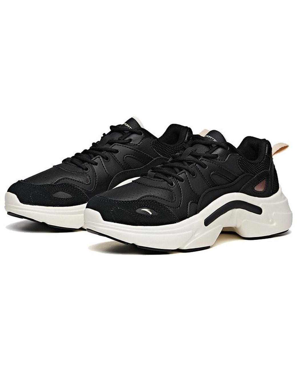 Anta Black (Wmns) Life Series Sneakers Dad Shoes'