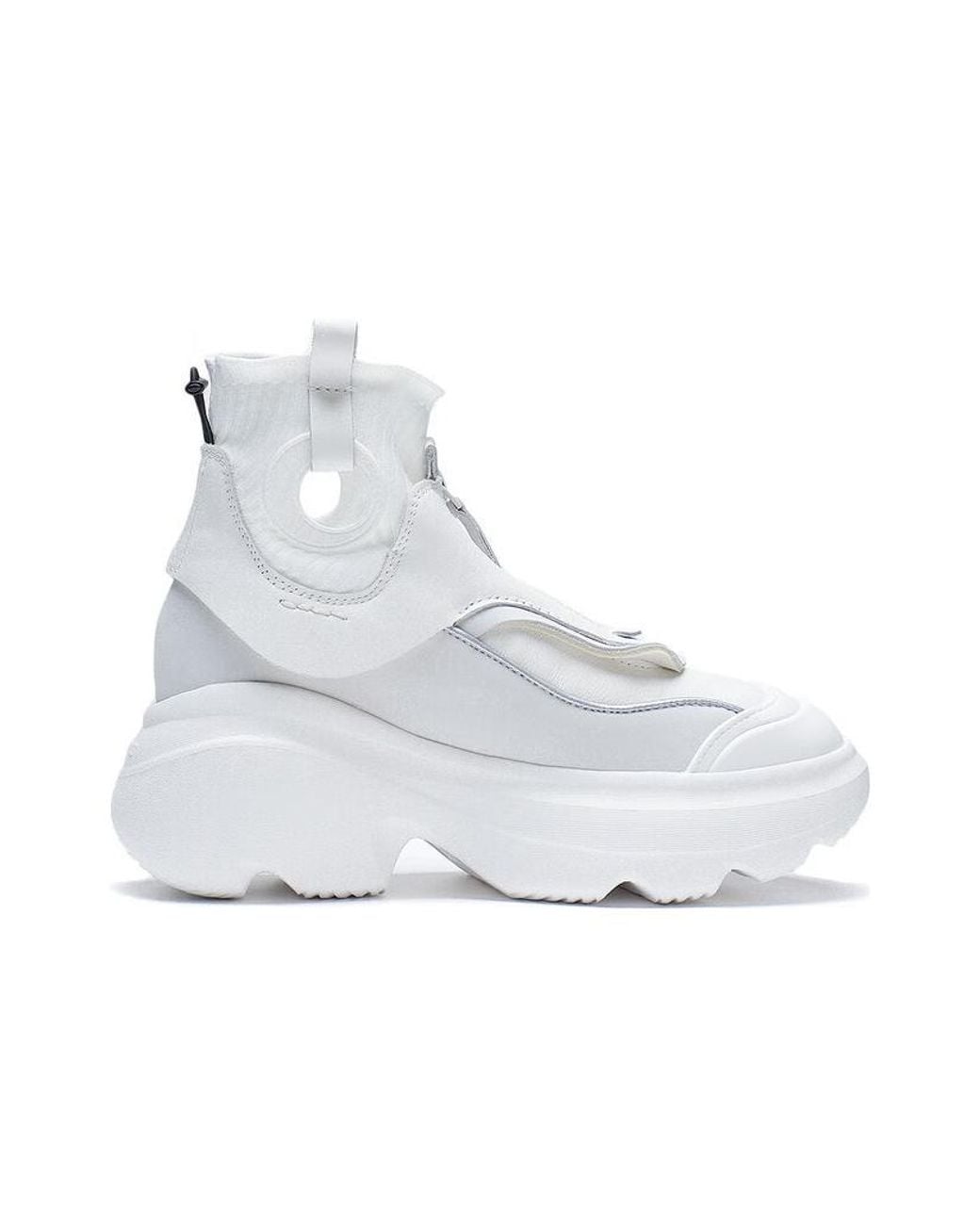 Li-ning White (Wmns) Puff High