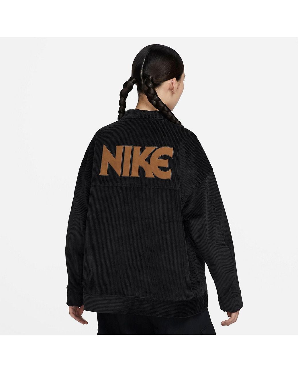 Nike Black (Wmns) Sportswear Corduroy Jacket