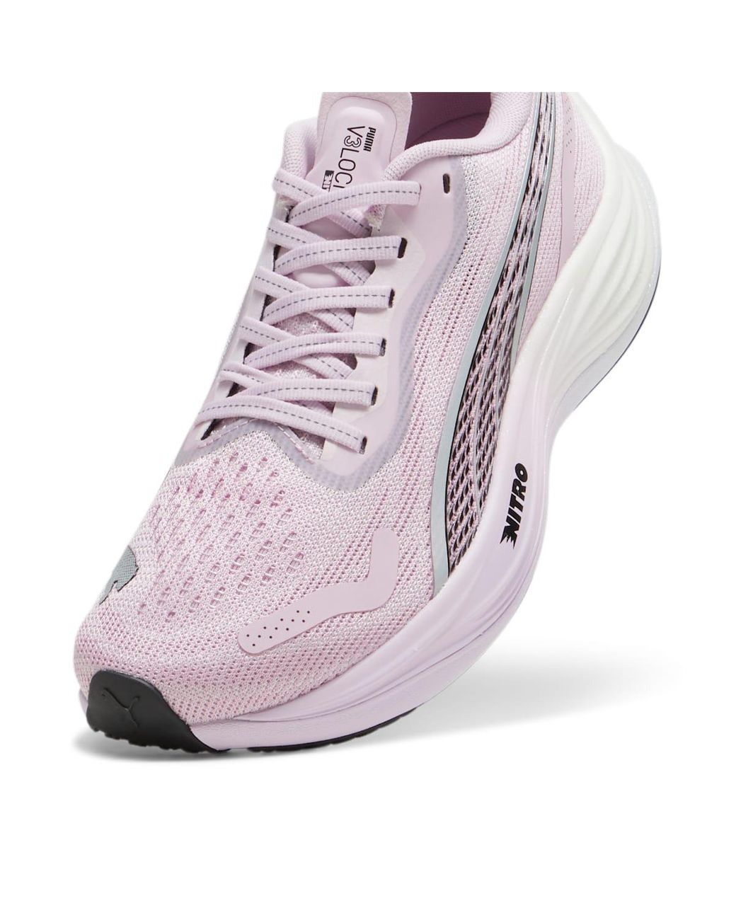 PUMA White (Wmns) Velocity Nitro 3 Radiant 'Grape Mist'