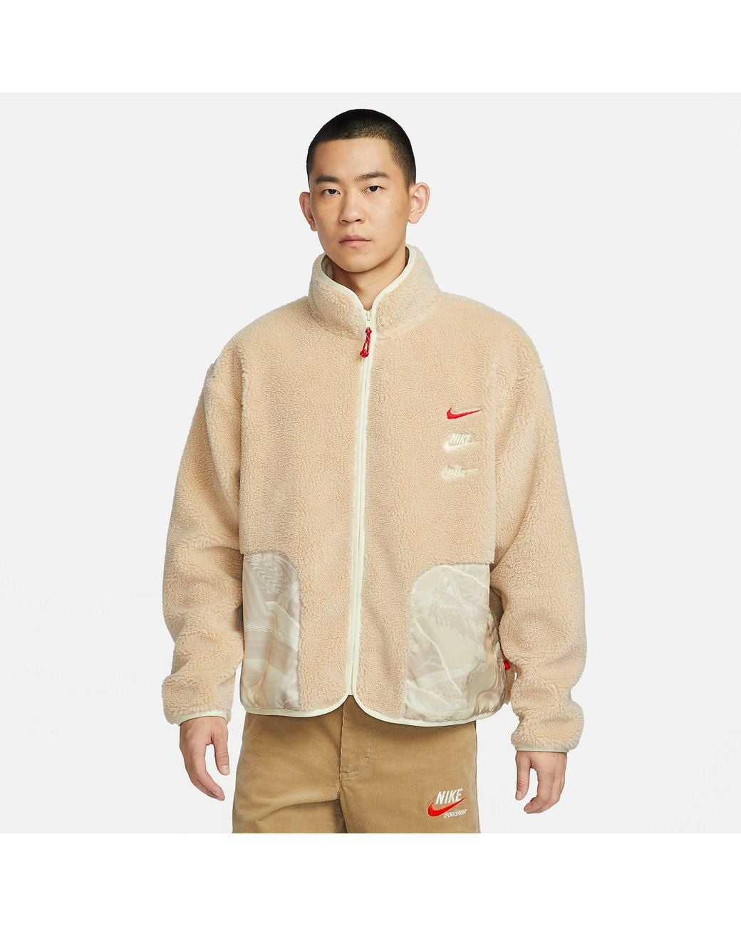 Nike Natural Sportswear Cny High-Pile Fleece Jacket Fz6194-126 for men