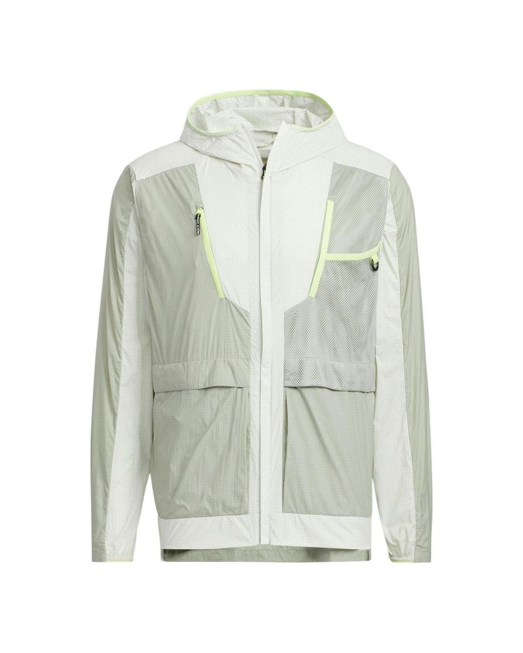 Adidas Green Terrex U Voyg Light Wb Outdoor Sports Hooded Jacket Couple Style Light for men