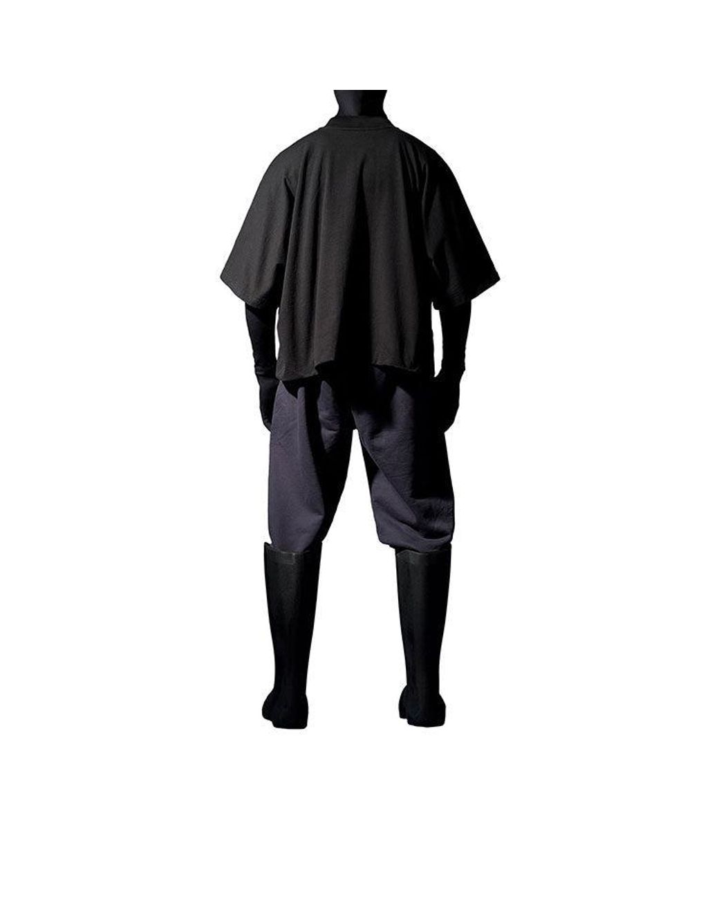 Yeezy Gap Gray Logo No Seam T-Shirt 'Dark' for men