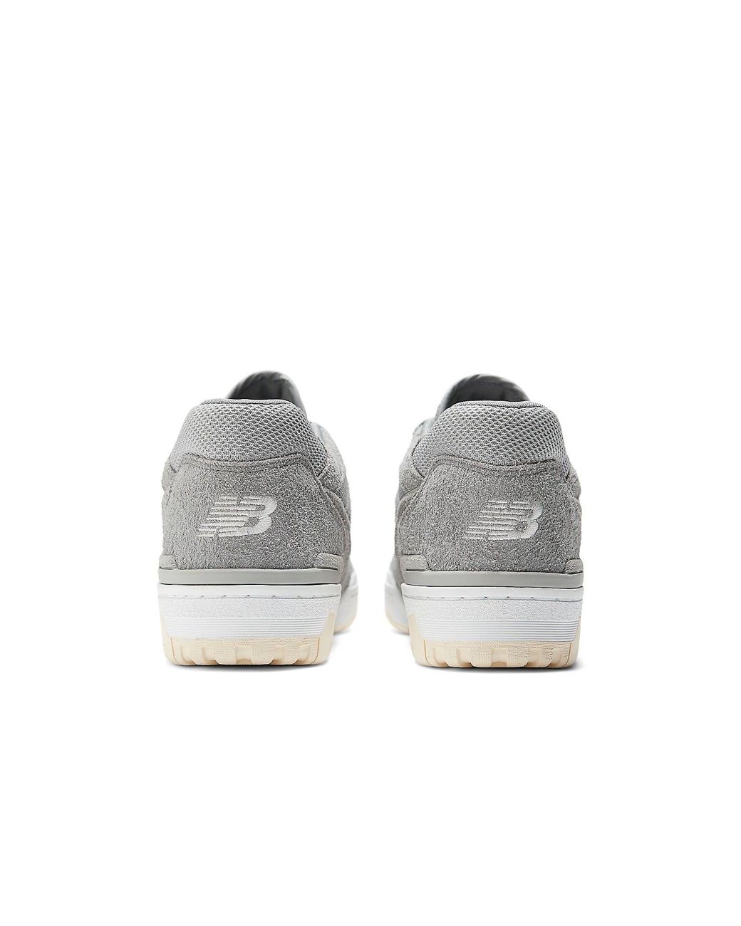 New Balance White 550 Suede' for men