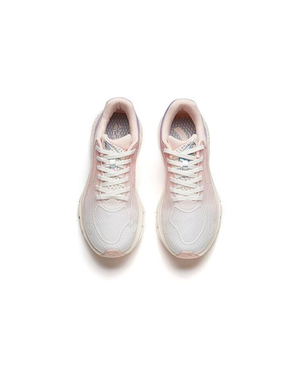 Anta Pink (Wmns) Running Series Low 'Ivory Breathable Mesh'