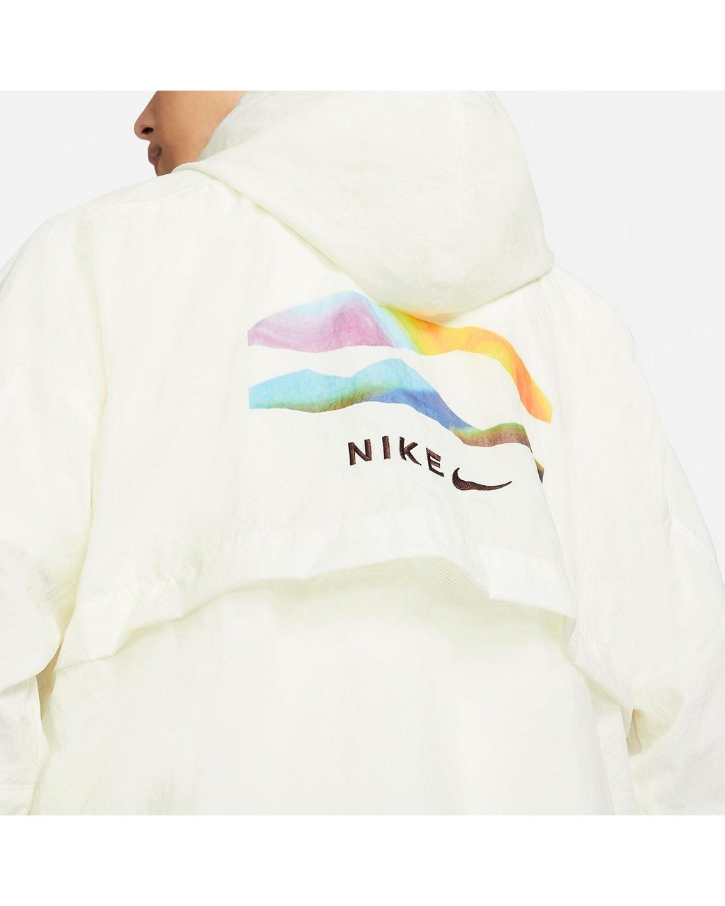 Nike White Sportswear Jacket for men
