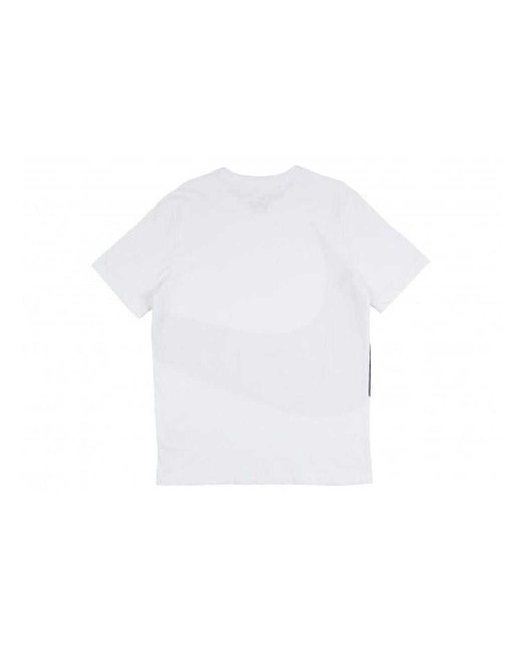 Nike Black Sportswear Big Swoosh Tee Large Casual Sports Short Sleeve for men