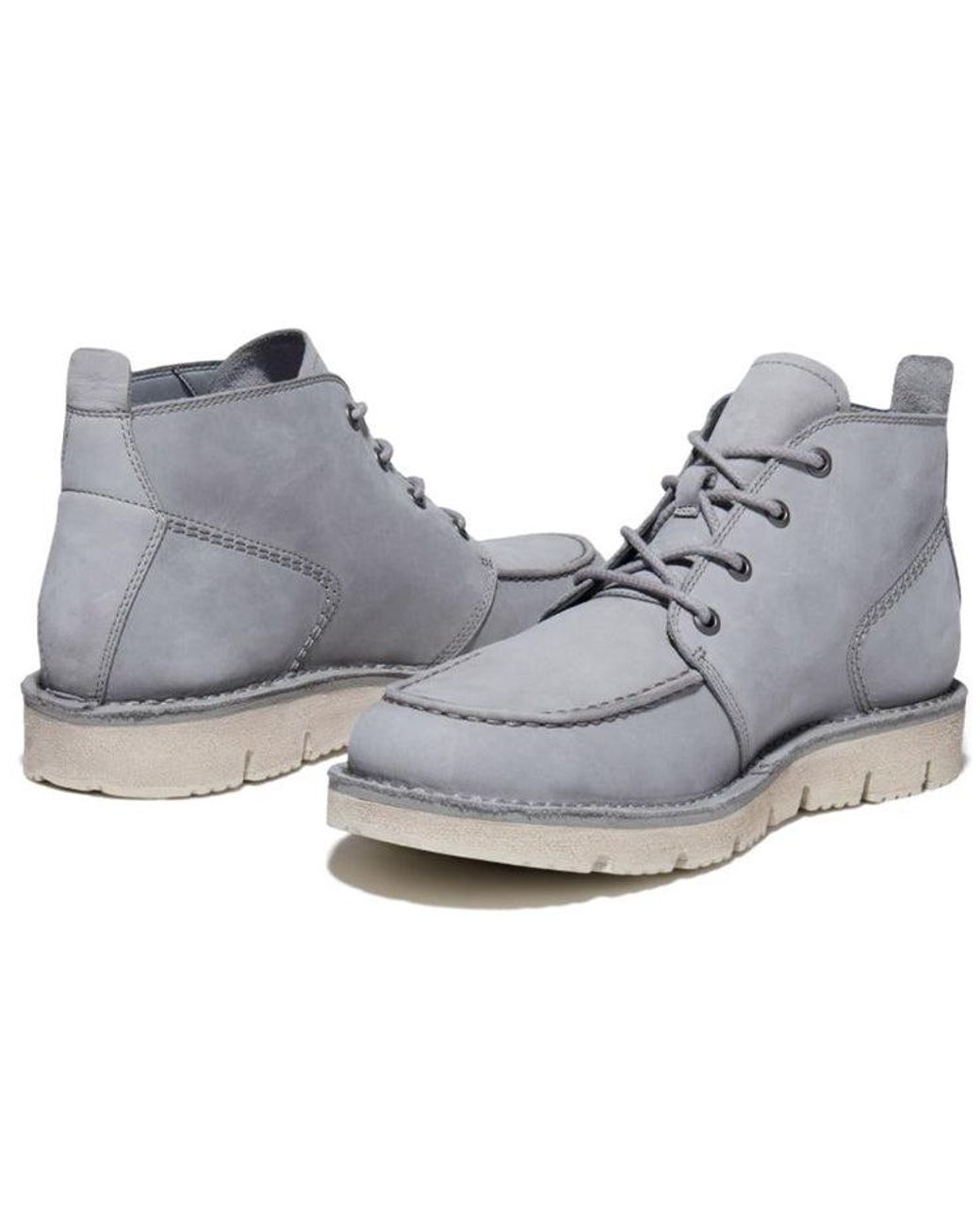 Timberland Gray Westmore Moc Toe Chukka Boots 'Medium' for men