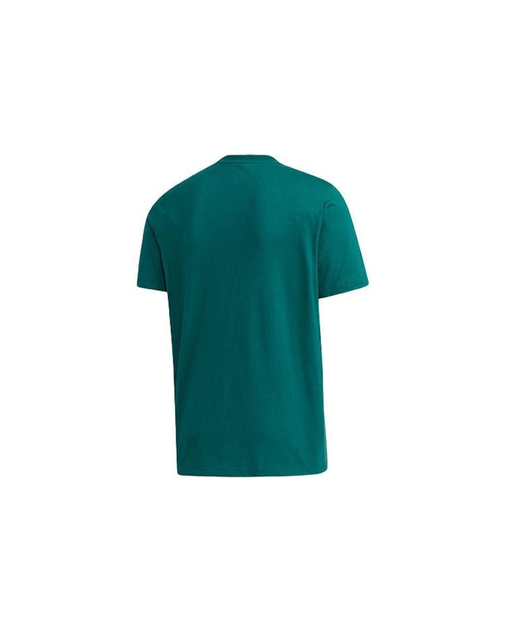 Adidas Green Neo Sports Round Neck Short Sleeve for men