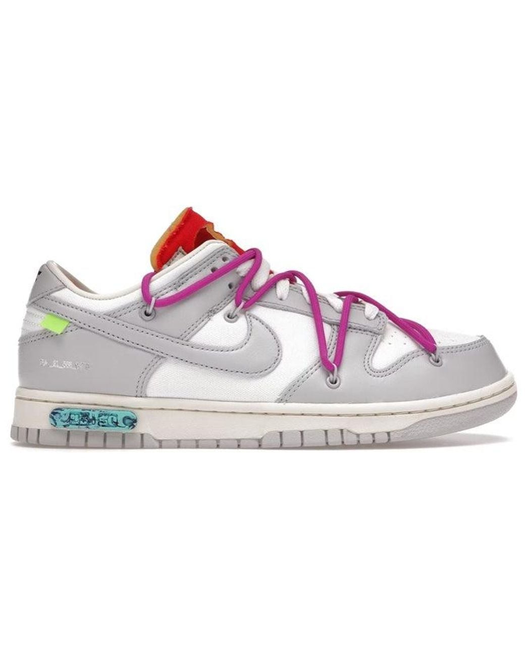 Nike White X Off- Dunk Low 'Lot 45 Of 50' for men