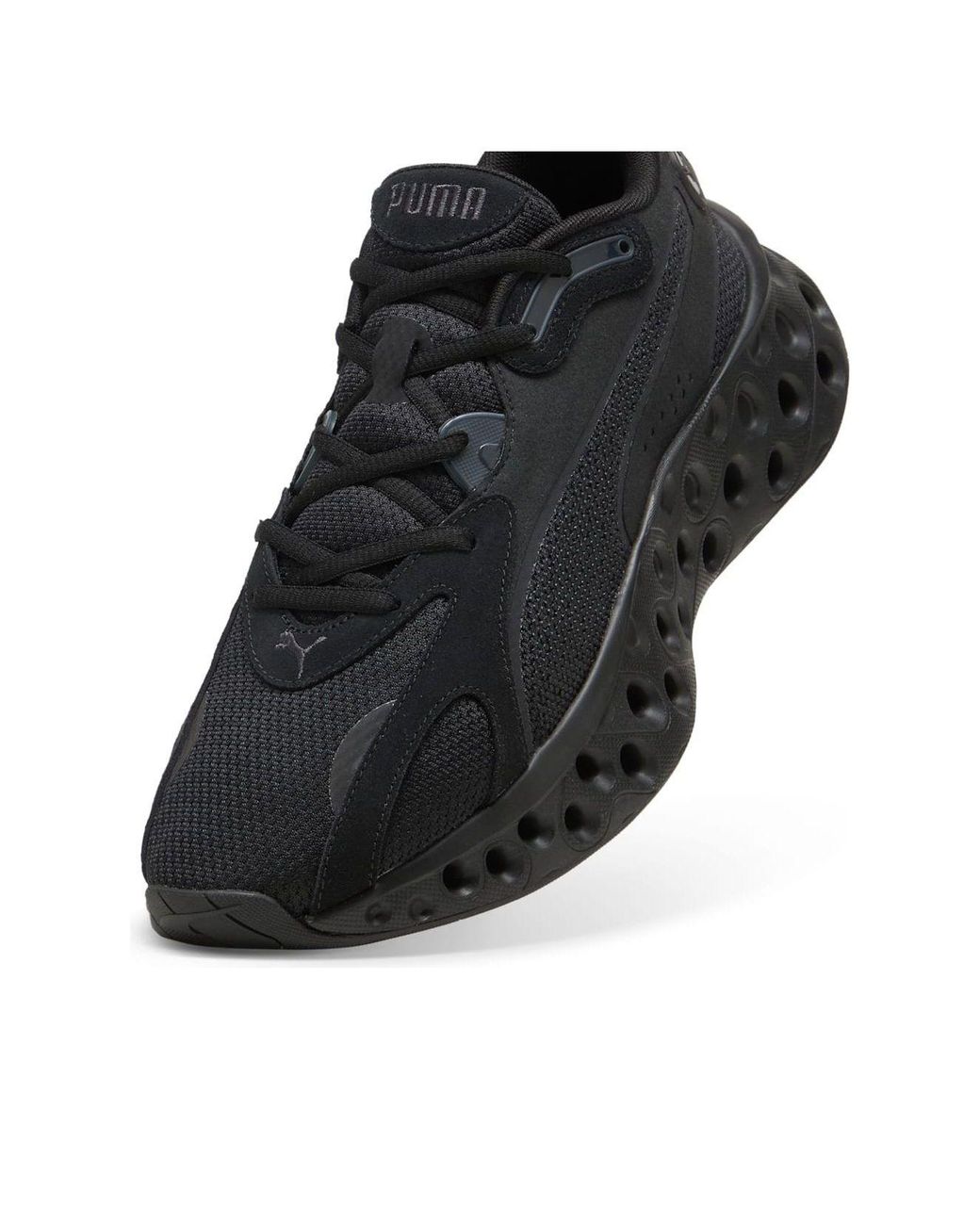 PUMA Black Softride Frequence Flat Dark' for men