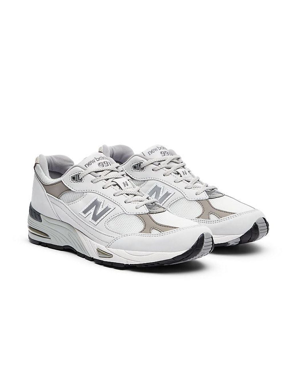 New Balance White 991 'Made for men