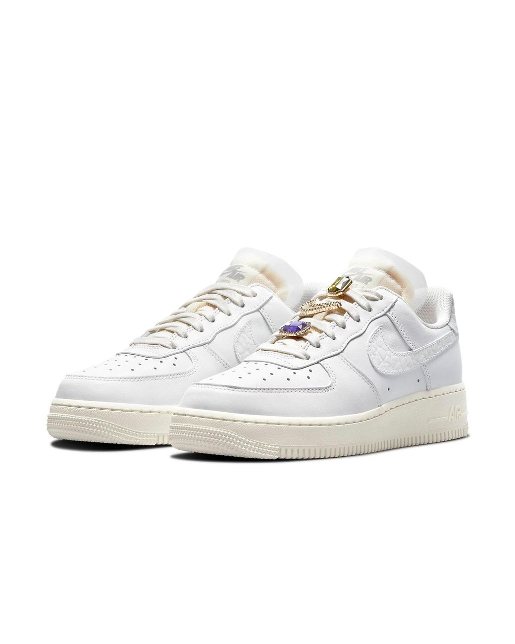 Nike White (Wmns) Air Force 1 Low Premium 'Jewels'