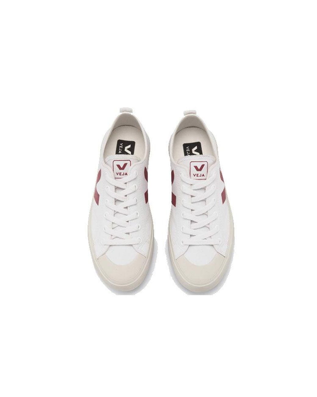 Veja White Nova Canvas Marsala' for men