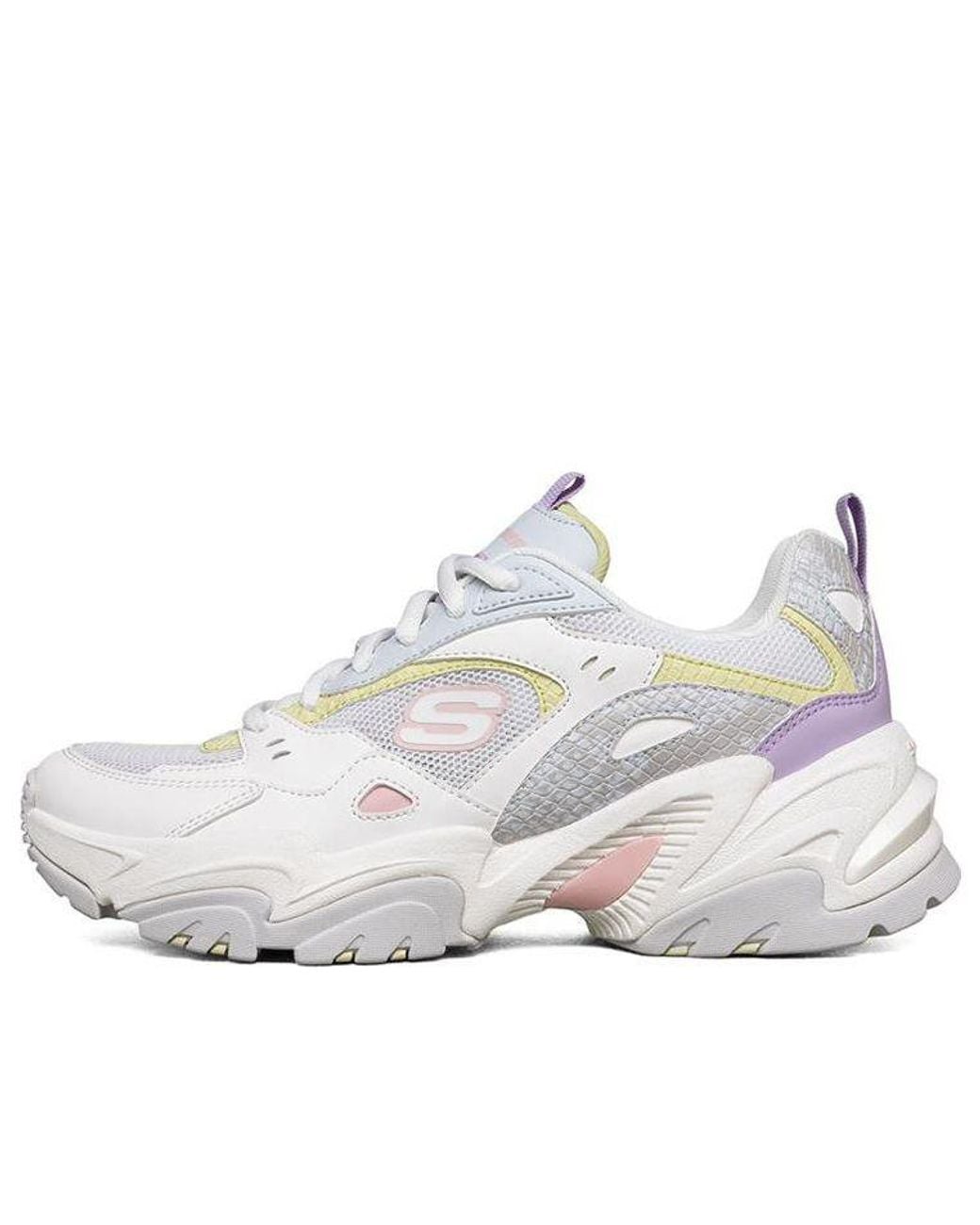 Skechers White (Wmns) Stamina V2 Low Running Shoes Gs