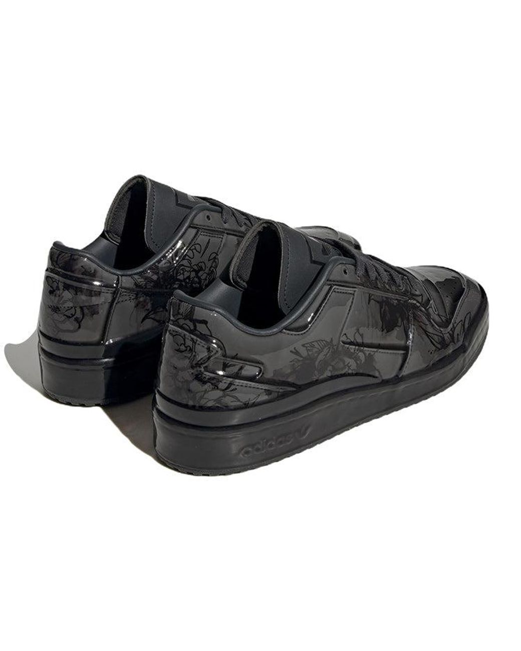 Adidas Black Forum Low 'Chinese Porcelain' for men