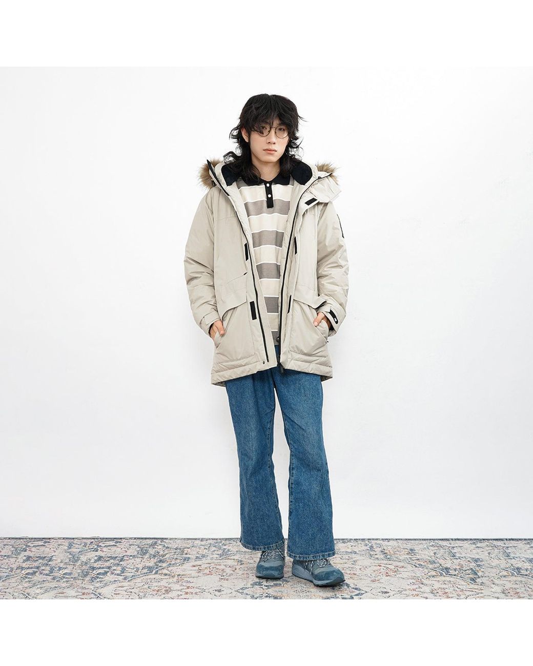 New Balance Natural Warm Hooded Down Jacket