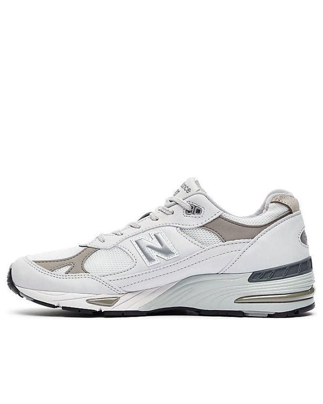 New Balance White 991 'Made for men