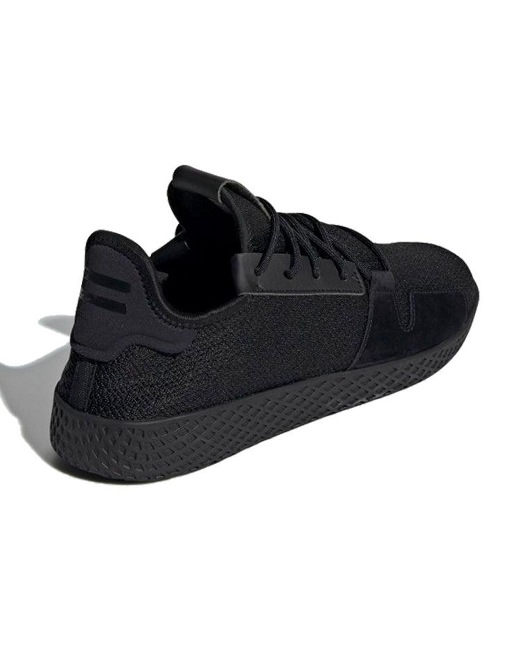 Adidas Black X Pharrell Tennis Hu V2 'Triple' for men