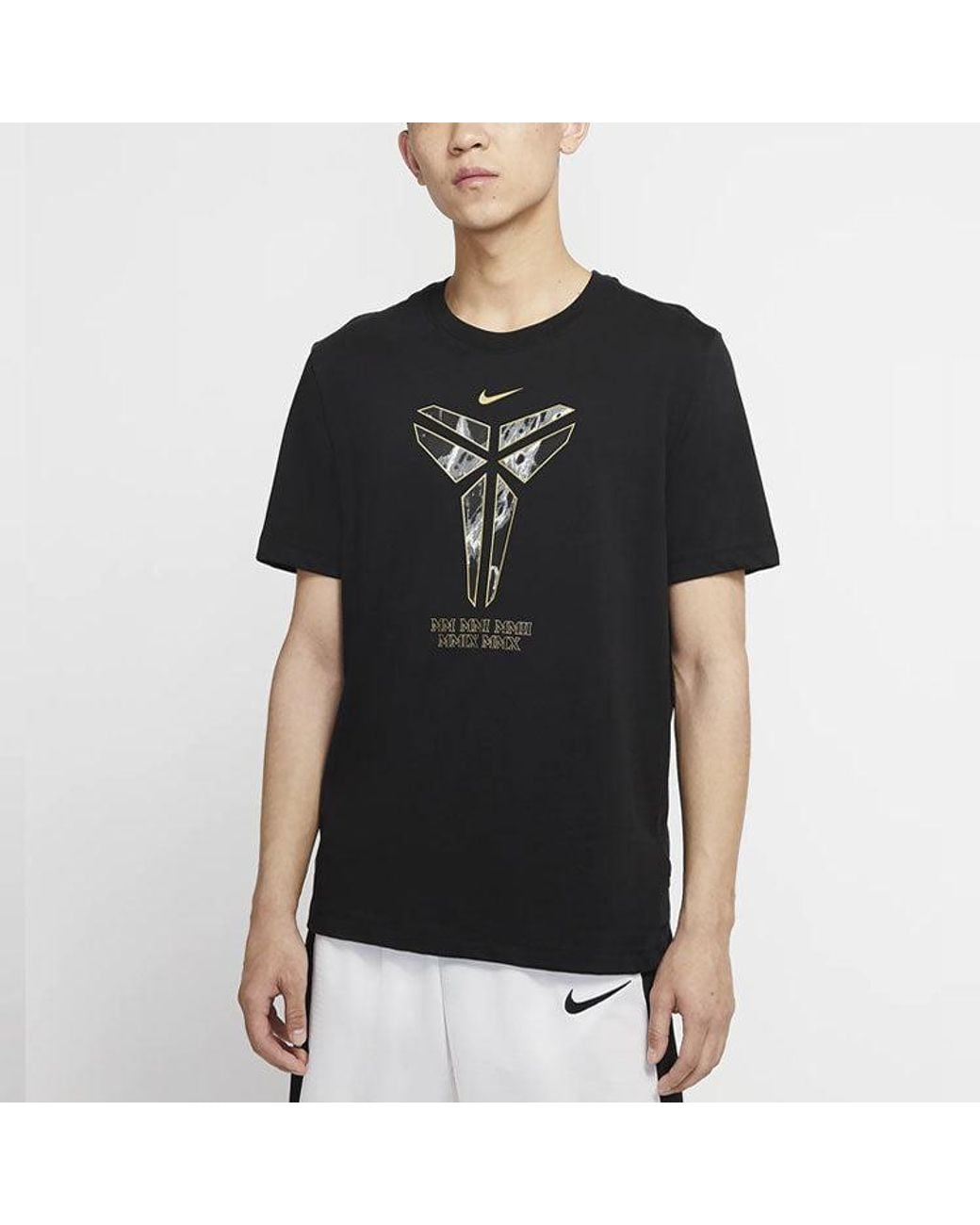 Nike Black Dri-Fit Kobe Logo Basketball for men