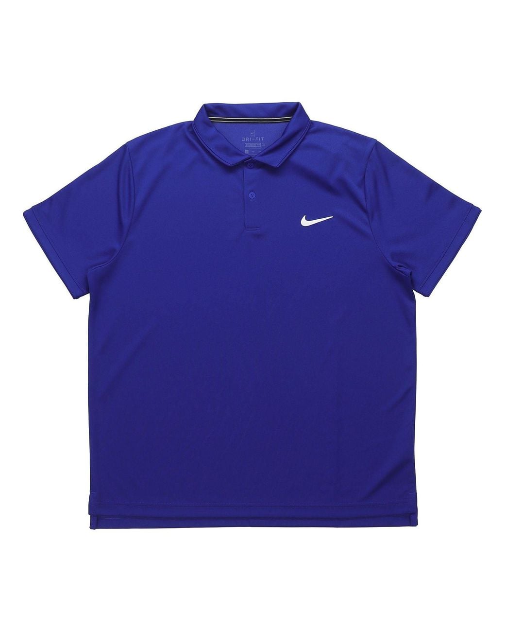 Nike Blue Running Training Sports Quick Dry Breathable Short Sleeve Polo Shirt for men