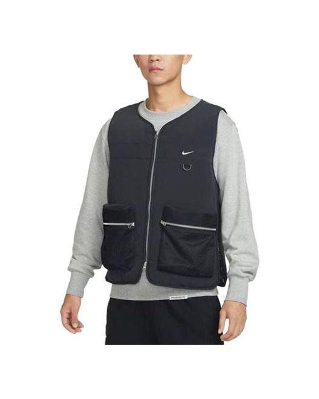 Nike Blue Full-Zip Premium Basketball Vest for men