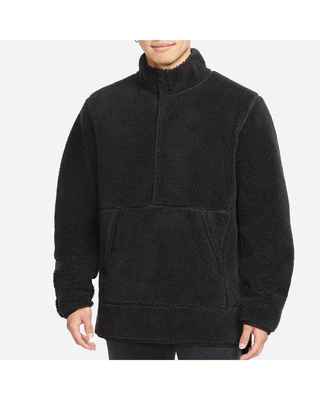 Nike Blue Yoga Casual Sports Loose Stand Collar Training Jacket for men