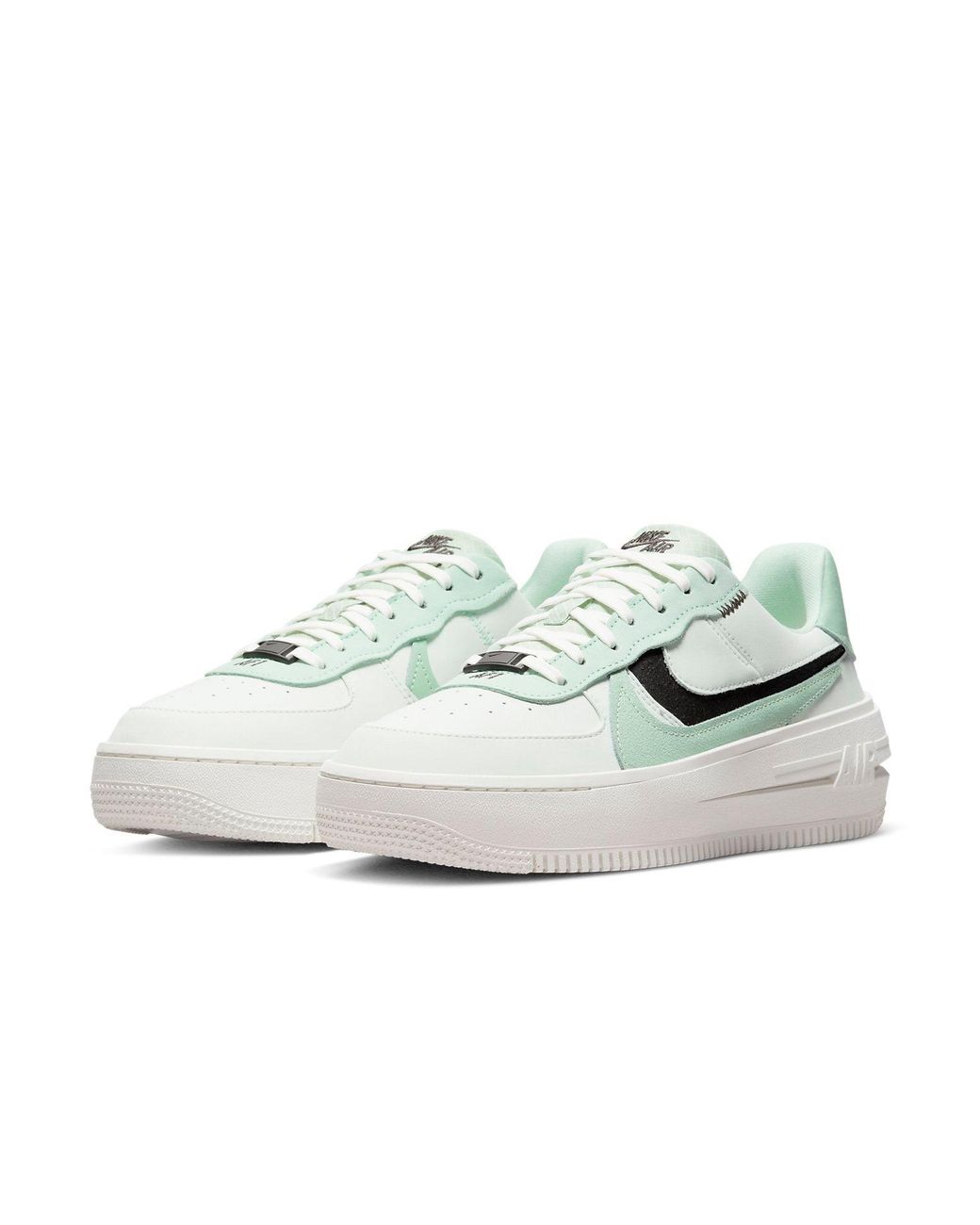 Nike White (Wmns) Air Force 1 Plt.Af.Orm 'Barely'