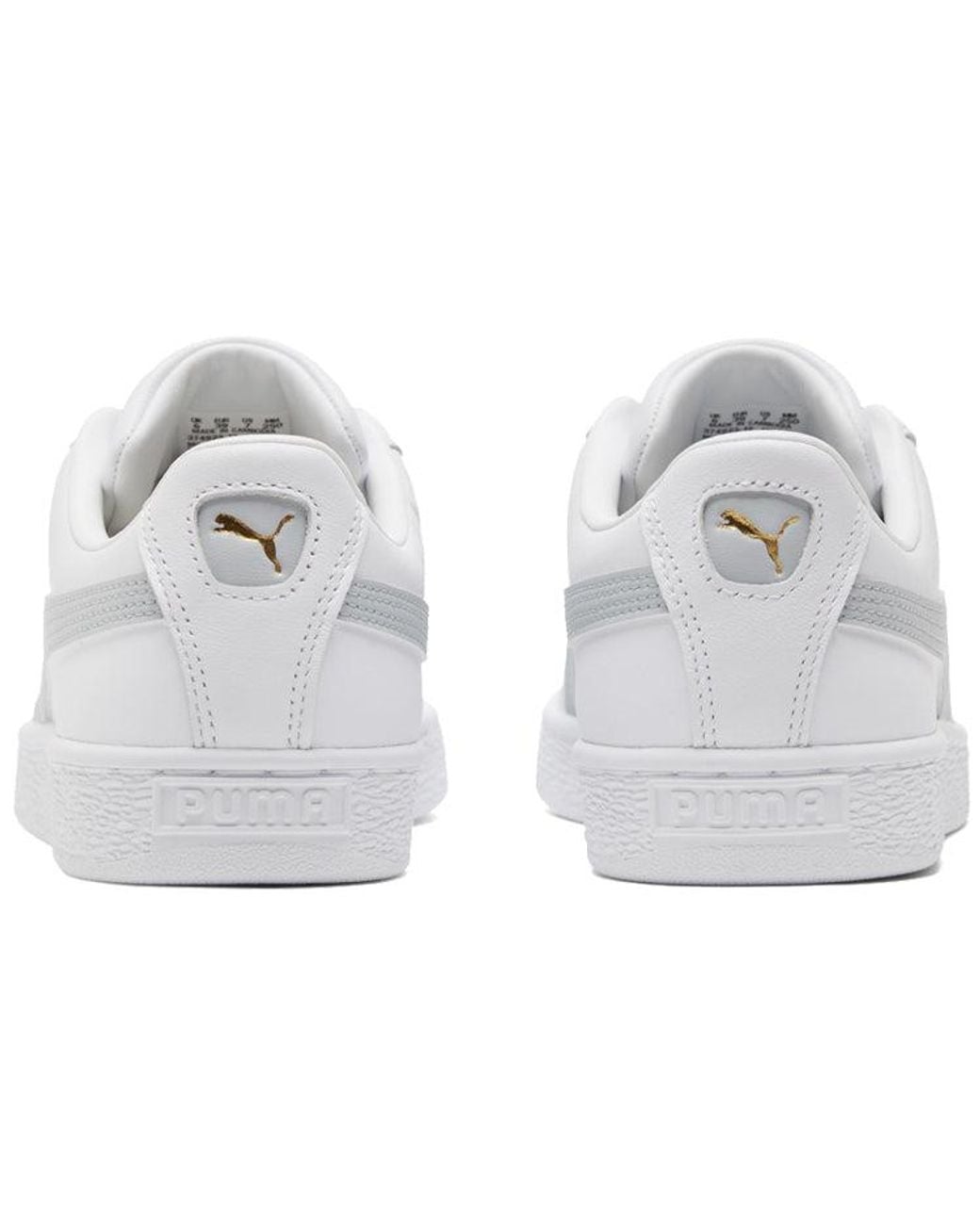 PUMA White Basket Classic 21 Glacial' for men