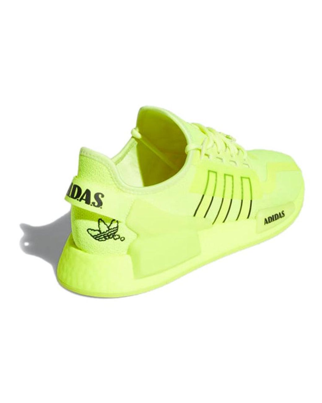 Neon Green Neon Yellow Nmds NMD_R1 V2 Shoes