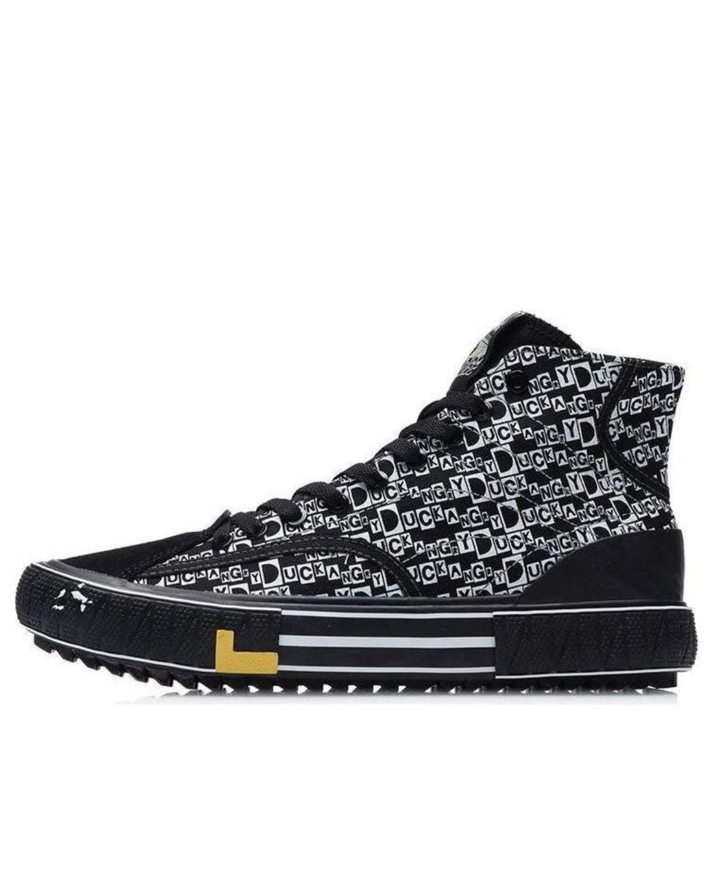 Li-ning Black Classic Canvas Hi X Disney for men