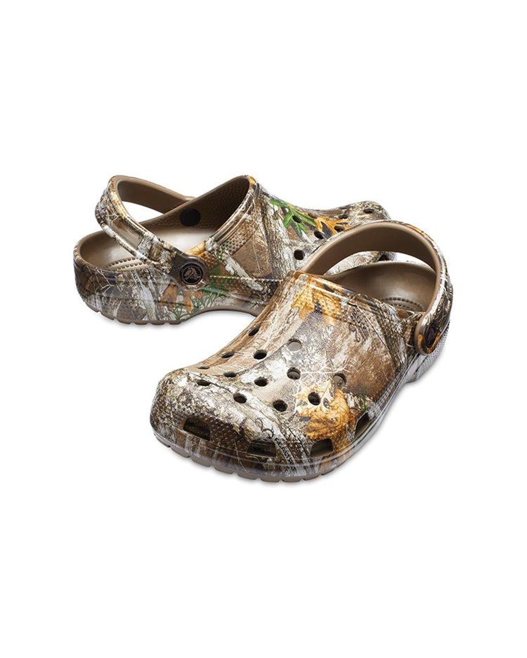 CROCSTM Brown X Realtree Edge Classic Clogs 'Camo'