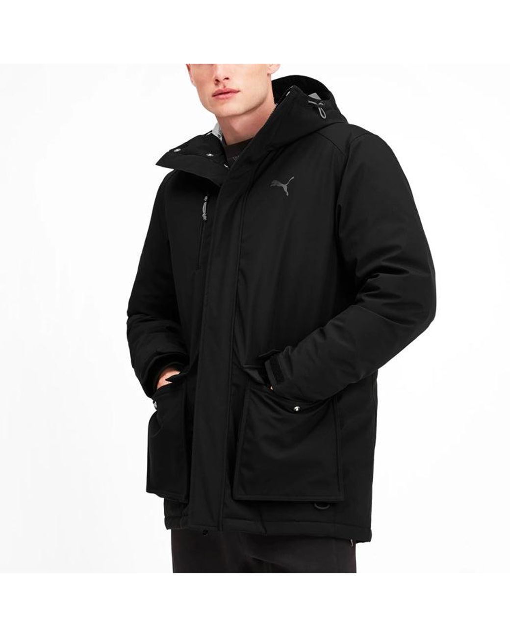 PUMA Black Epoch Storm Down Jacket for men