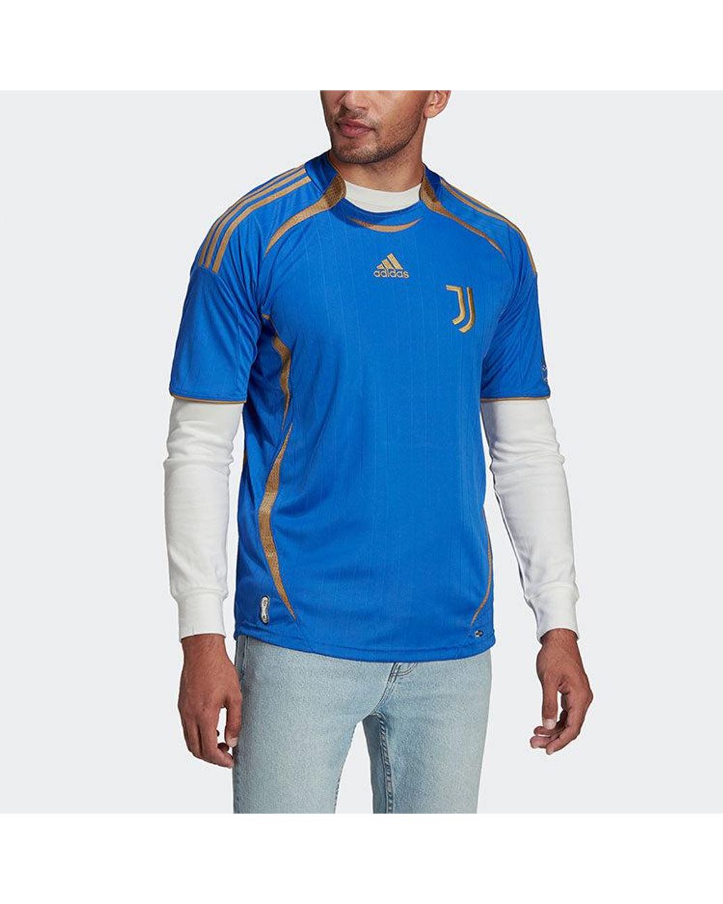 Adidas Blue Juventus Teamgeist Jersey for men