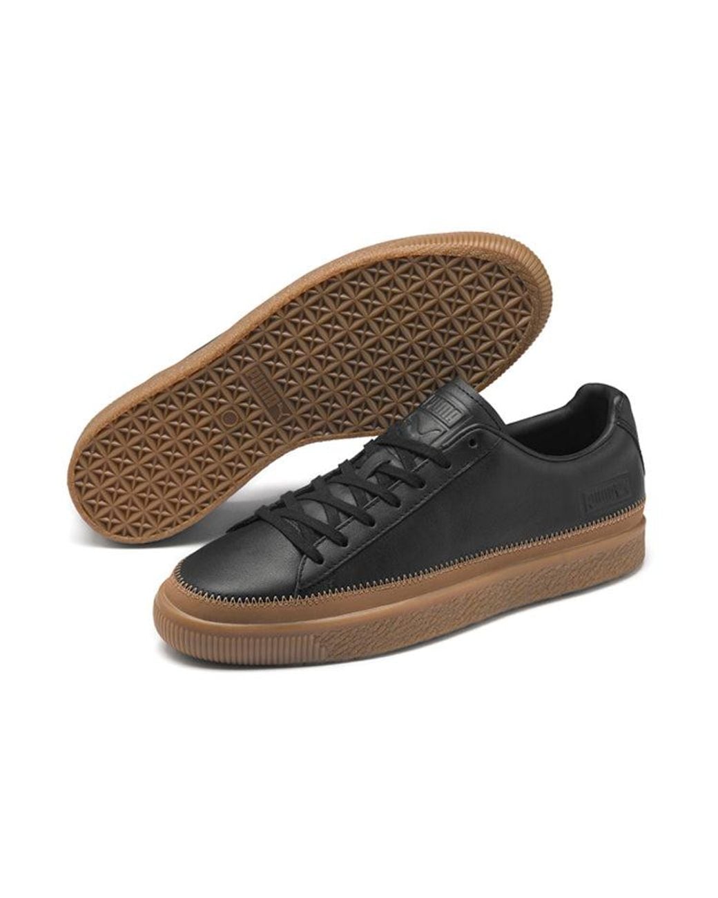 PUMA Brown Basket Trim Prm Sneakers for men