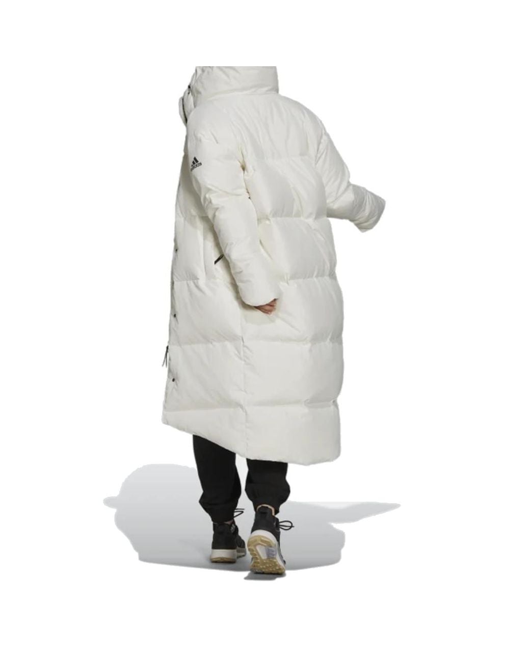 Adidas White (Wmns) Performance Big Baffle Down Coat