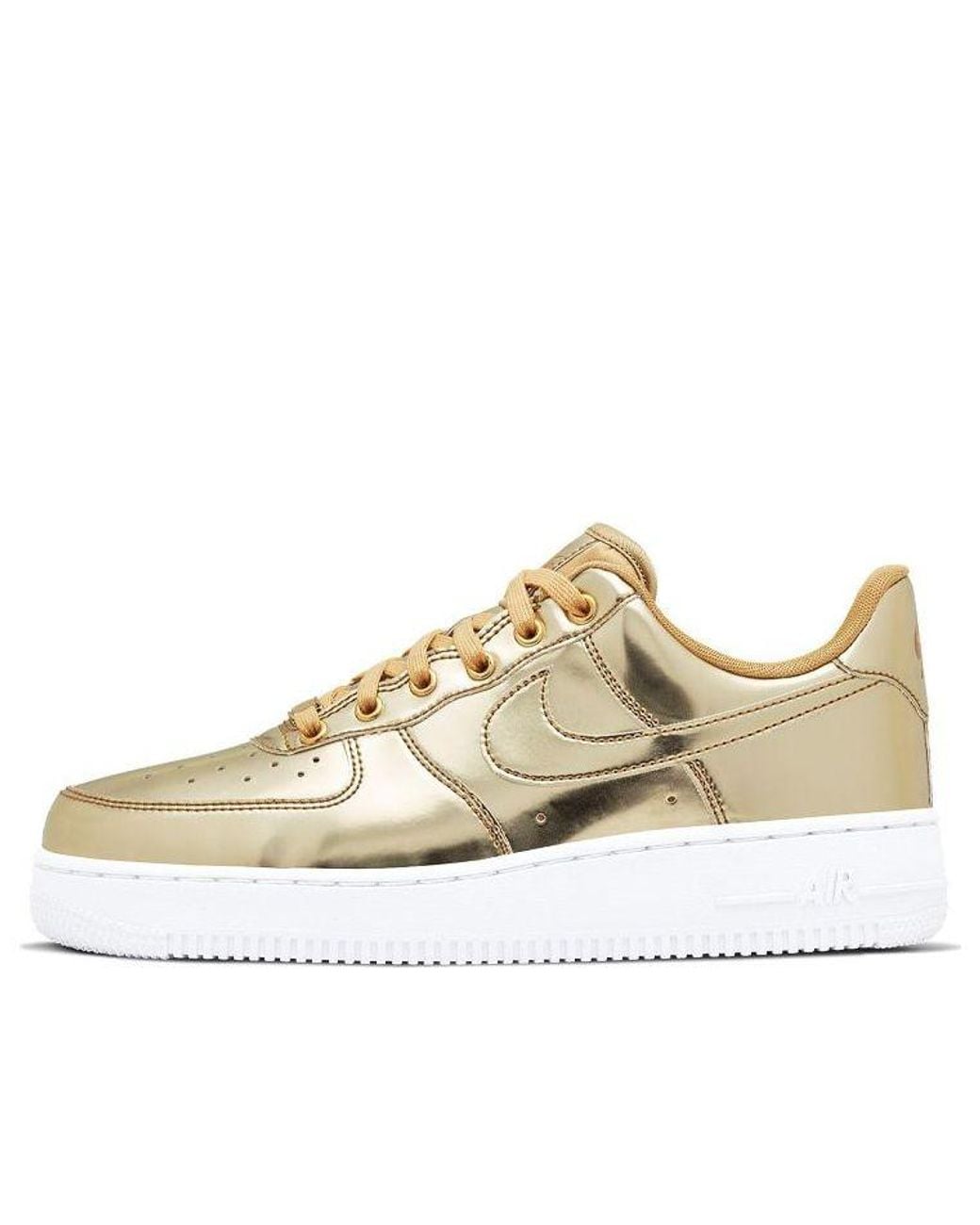 Nike White (Wmns) Air Force 1 Sp 'Liquid Metal