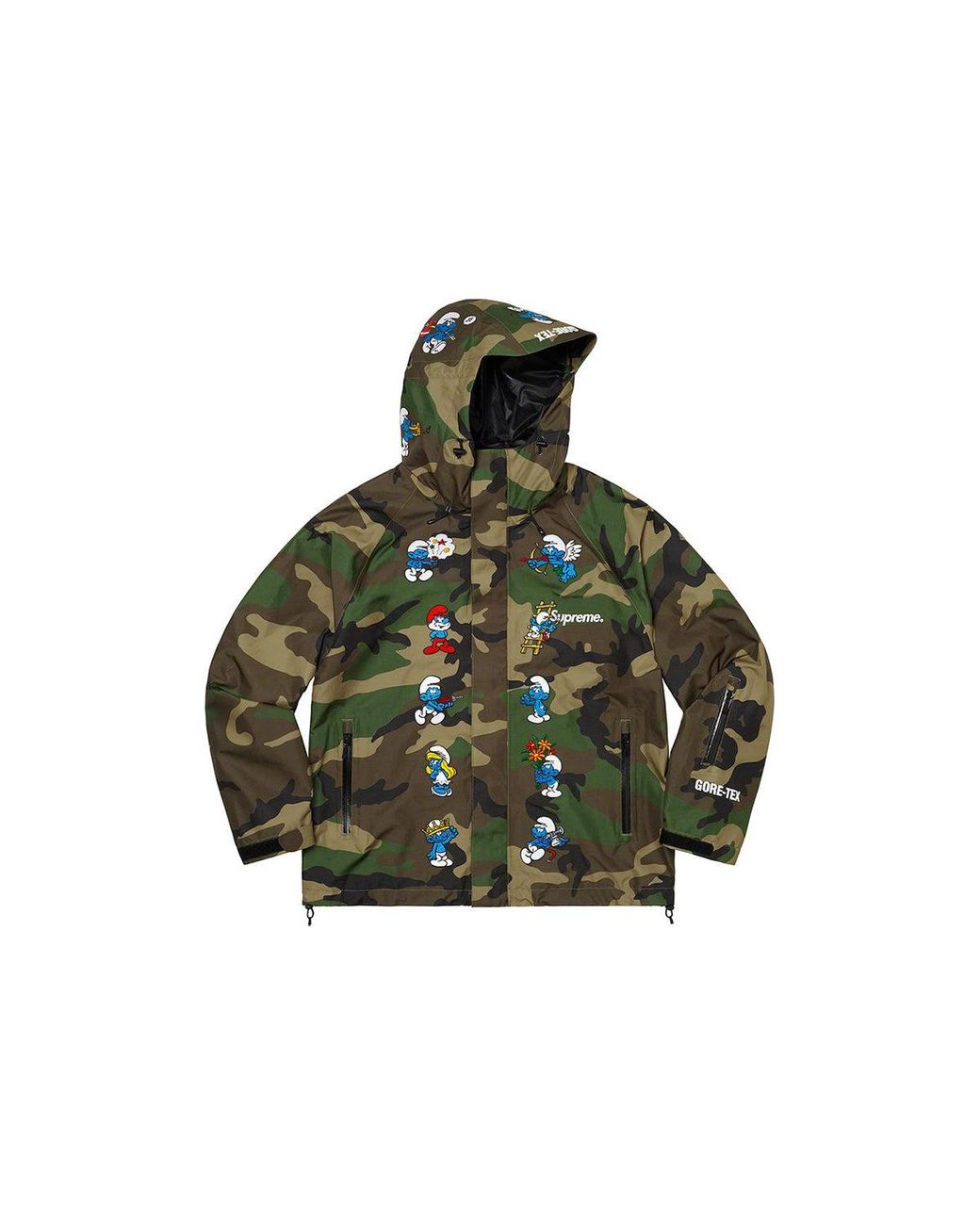 Supreme X Smurfs Gore-Tex Shell Jacket in Black for Men