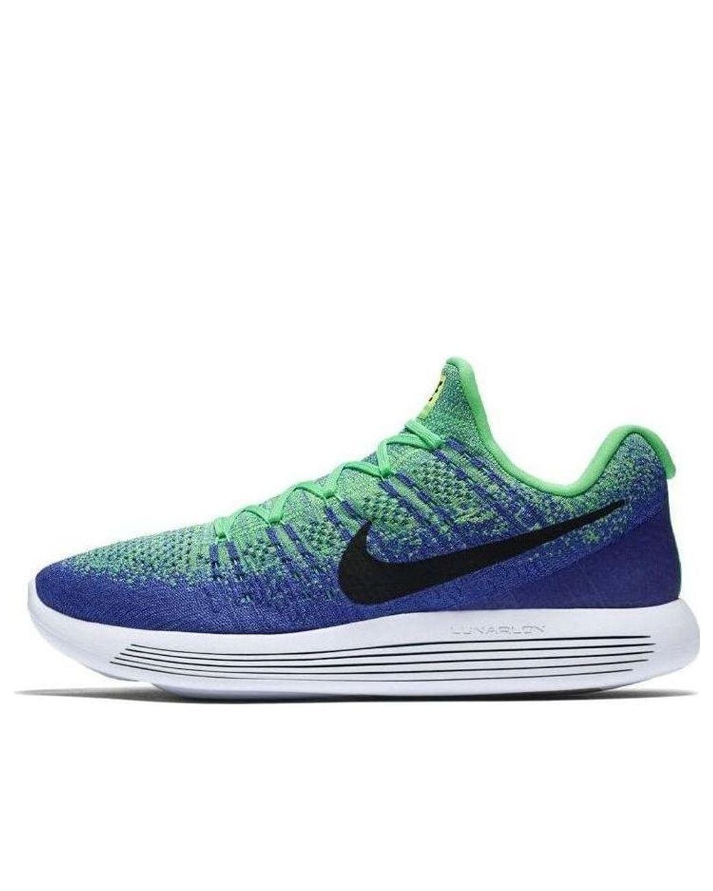 Nike Blue Lunarepic Low Flyknit 2 'Electro' for men