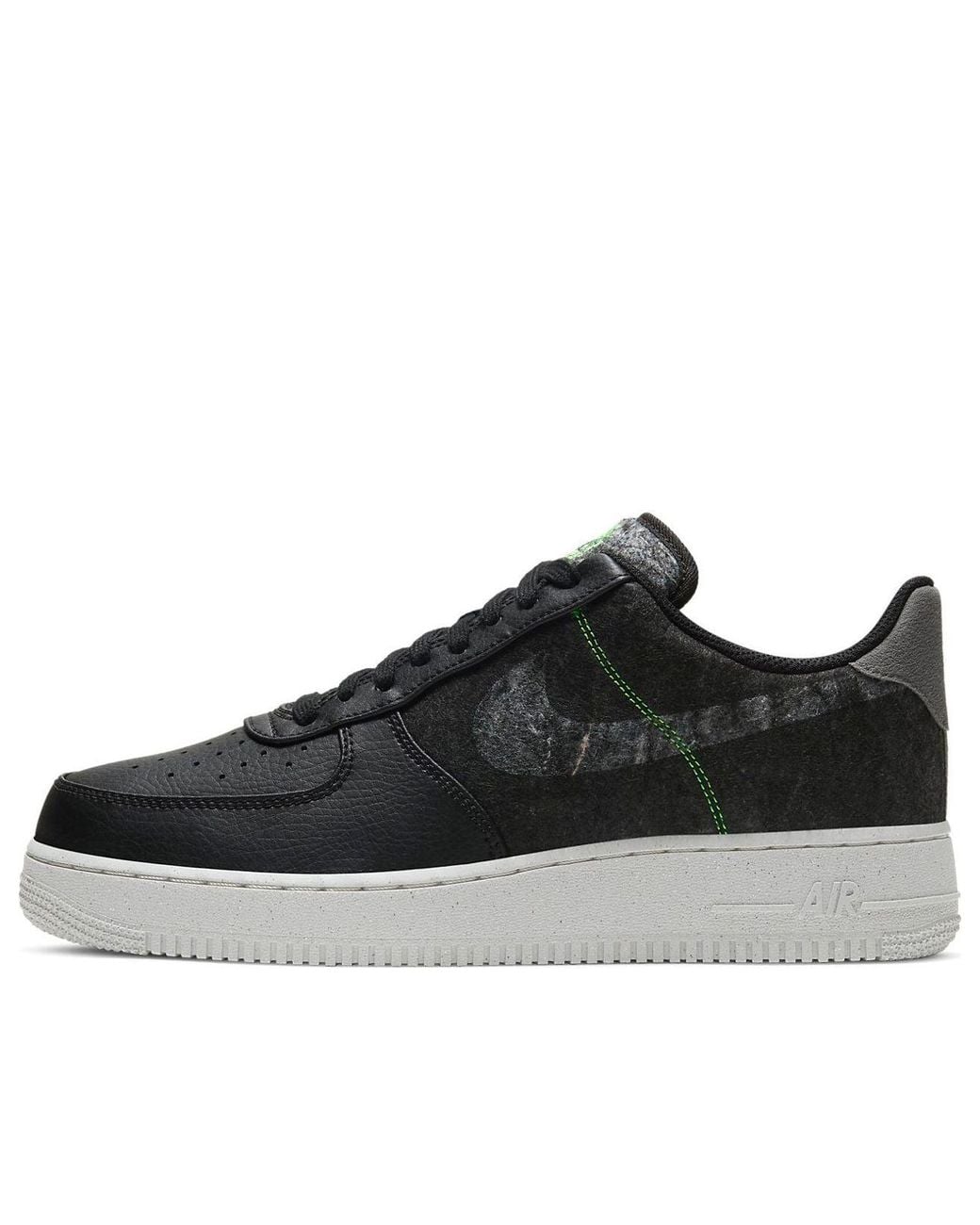 Nike Black Air Force 1 '07 Lv8 'Recycled Wool Pack for men