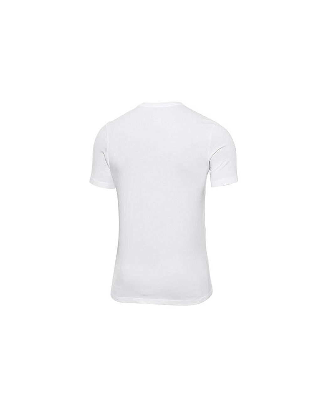 Nike White Dri-Fit Training Sports Quick Dry Round Neck Short Sleeve for men