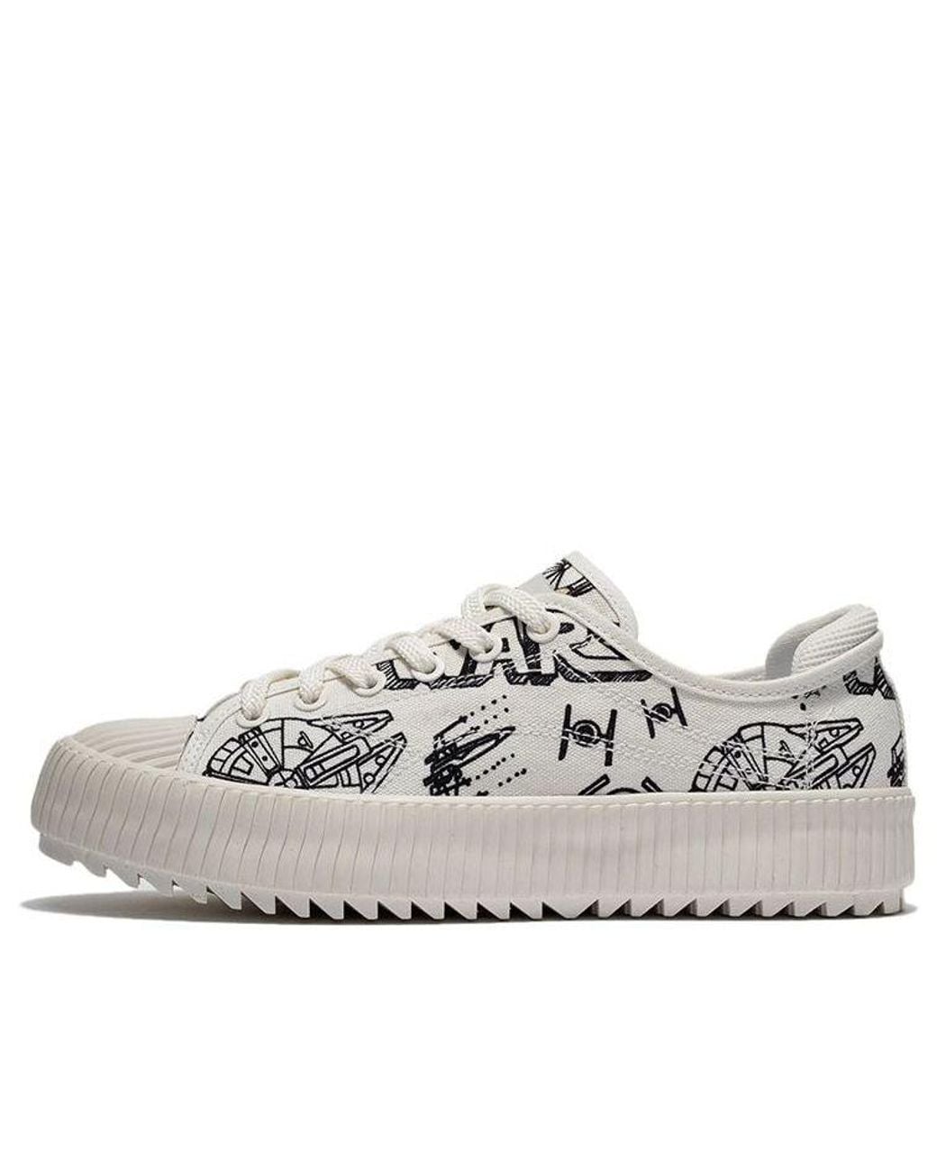 Li-ning White (Wmns) Counterflow Low X Star Wars 'Smoke'