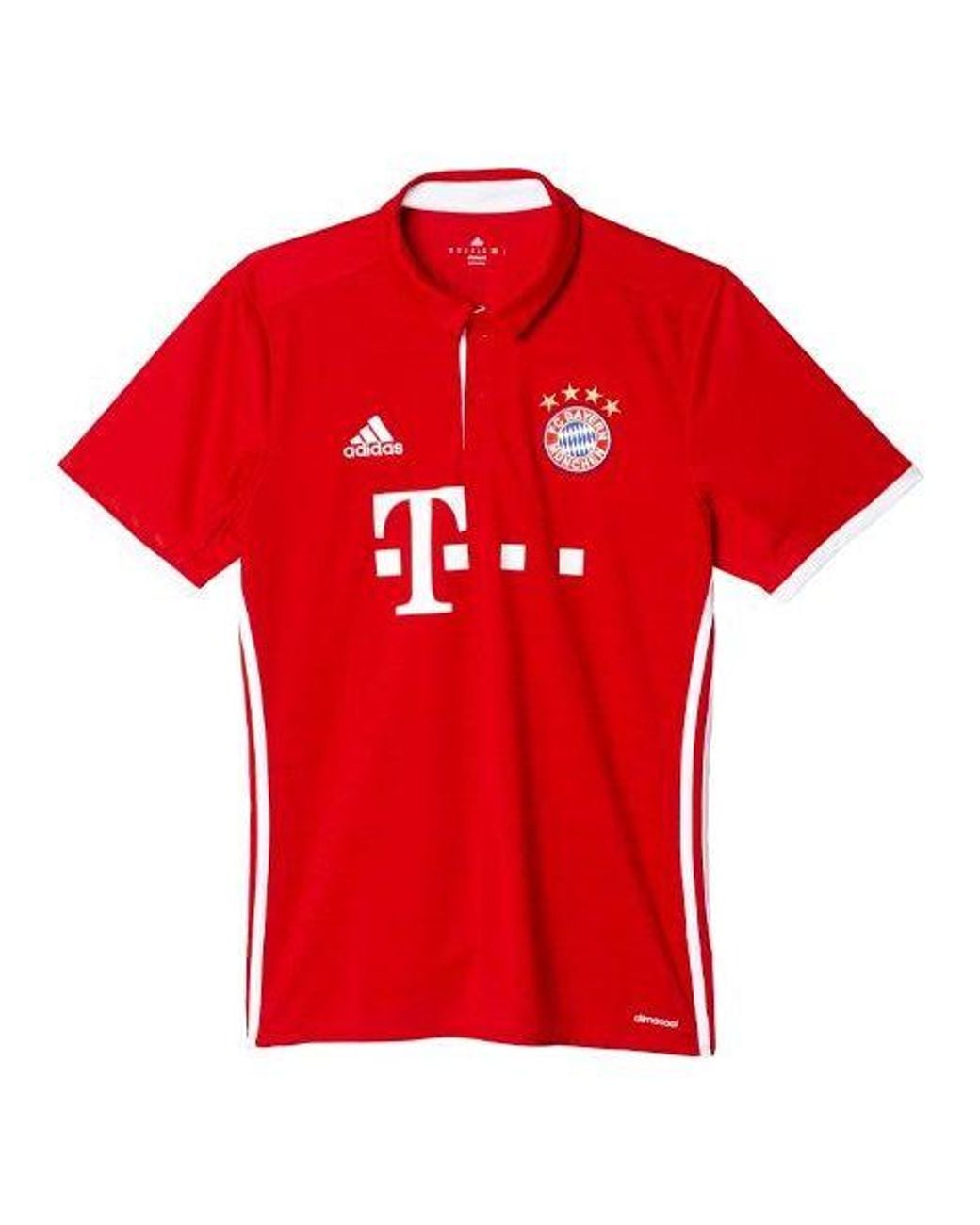 Adidas Red Bayern Munich 16/17 Home Jersey for men