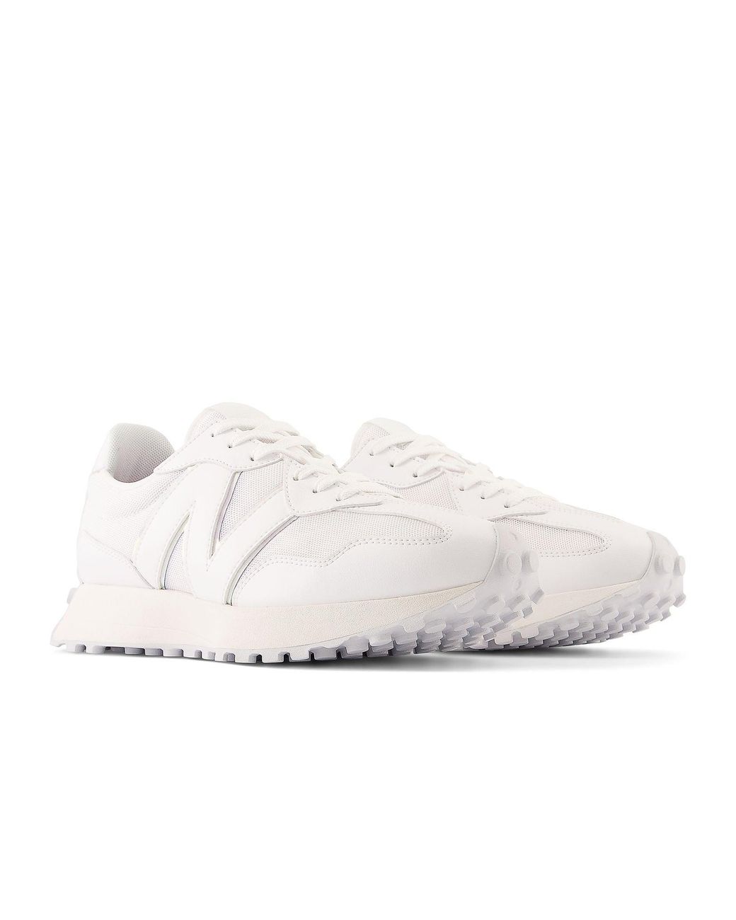 New Balance White 327 Iridescent' for men