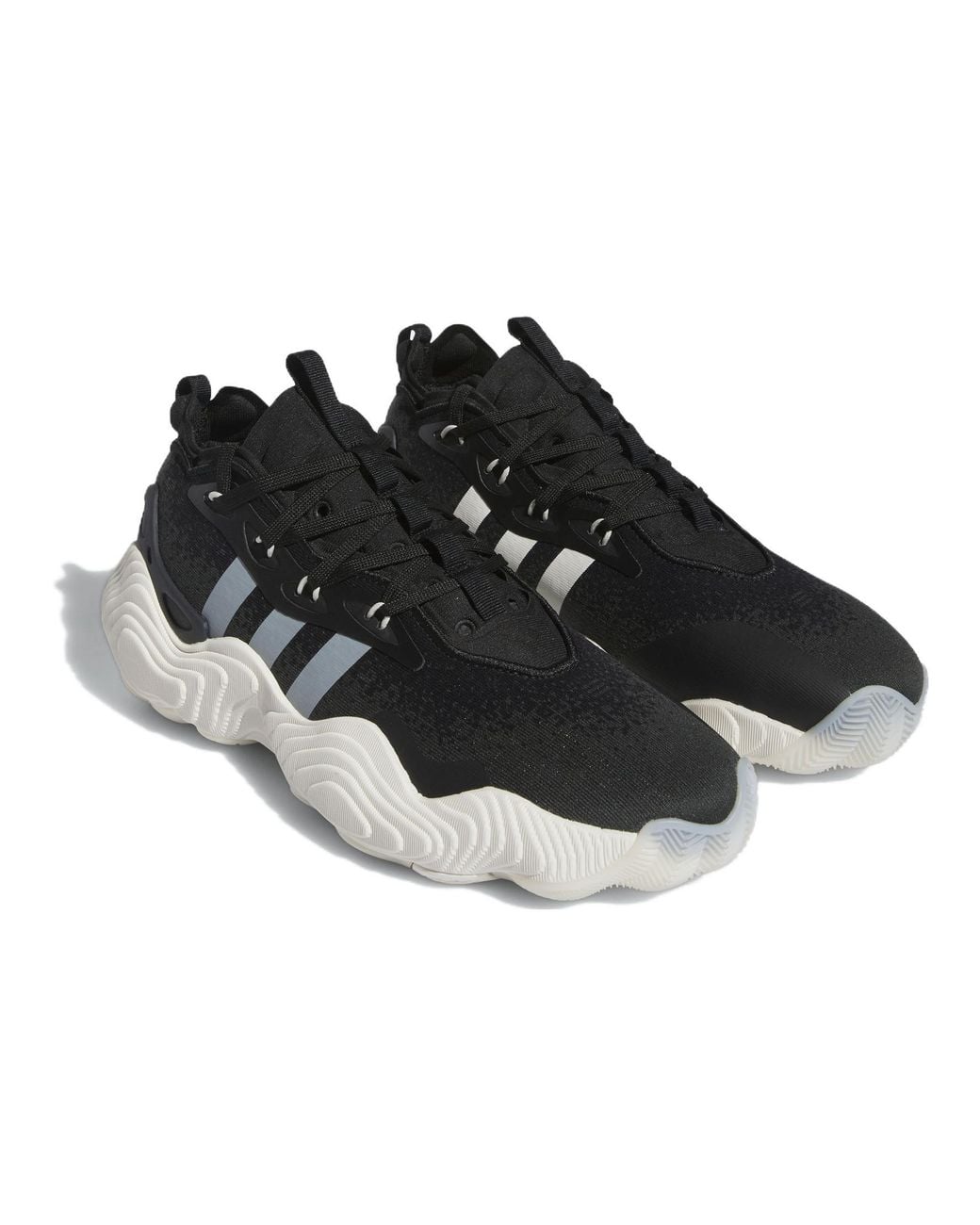 Adidas Black Trae Young 3 'Core Cloud' for men