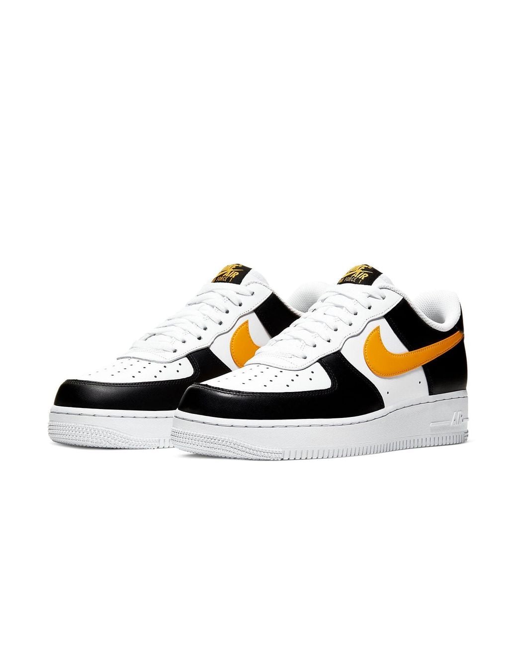 Nike Black Air Force 1 Low 'University' for men