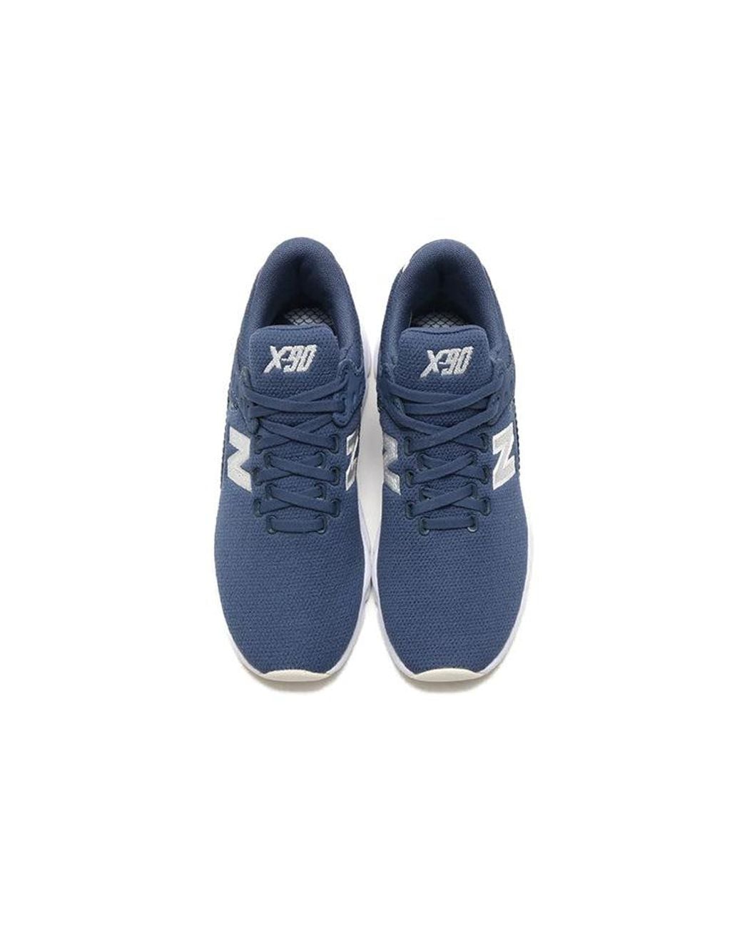 New Balance Blue (Wmns) X-90 Series Low Tops Retro